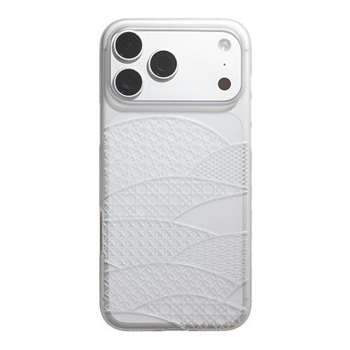 【Web限定】Air Jacket "kiriko" for iPhone 17 Pro Max 千代柄（扇）(クリアマット)