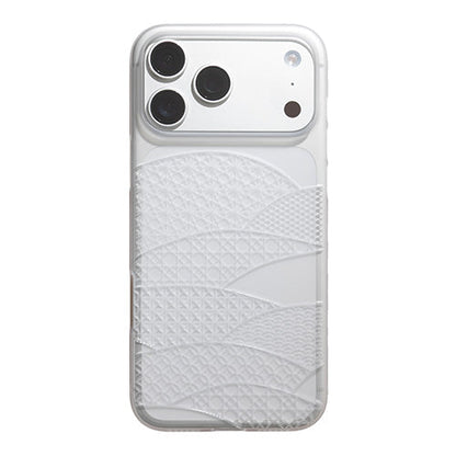 【Web限定】Air Jacket "kiriko" for iPhone 17 Pro Max 千代柄（扇）(クリアマット)