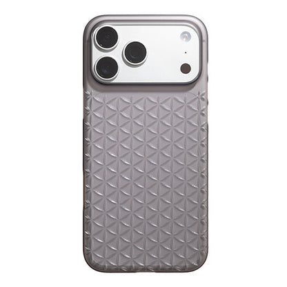 【Web限定】Air Jacket "kiriko" for iPhone 17 Pro Max 麻の葉つなぎ(スモークマット)