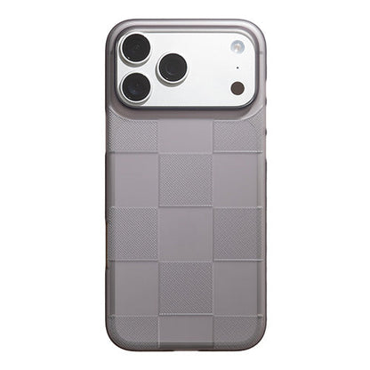 【Web限定】Air Jacket "kiriko" for iPhone 17 Pro Max 市松(スモークマット)