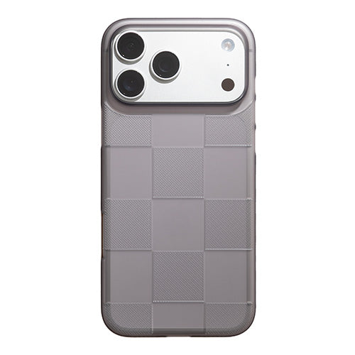 【Web限定】Air Jacket "kiriko" for iPhone 17 Pro Max 市松(スモークマット)
