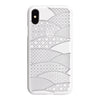 【Web限定】AIR JACKET ”kiriko” for iPhone X 千代柄・扇 (ピュアホワイト)