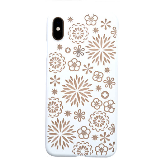 【Web限定】Air Jacket “kiriko” for iPhone XS Max 花 ピュアホワイト