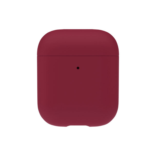 Silicone Dual Cap Case for AirPods (レッド) – パワーサポート