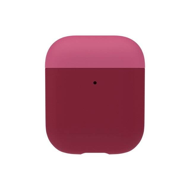 Silicone Dual Cap Case for AirPods (レッド) – パワーサポート