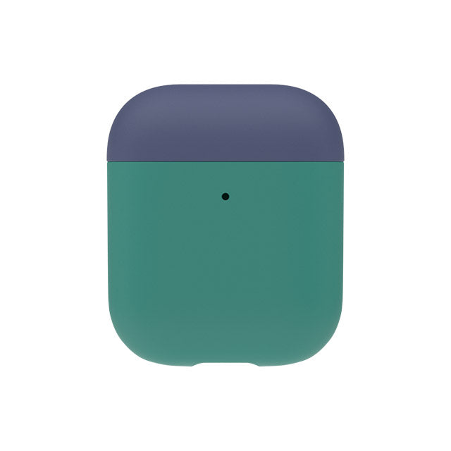 Silicone Dual Cap Case for AirPods (グリーン)