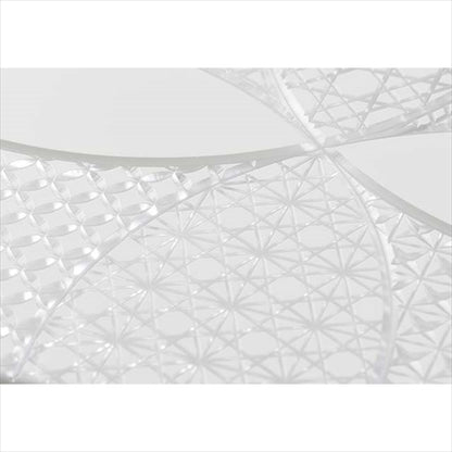 【Web限定】Air Jacket "kiriko" for iPhone 14 Pro Max 千代柄（七宝）(ピュアホワイト)
