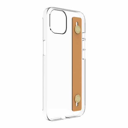 【Web限定】AirJacket Leather Band A(Clear) iPhone 13 (Camel)