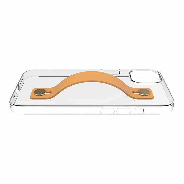 【Web限定】AirJacket Leather Band A(Clear) iPhone 13 (Camel)