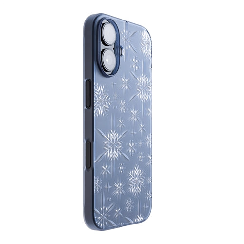 【Web限定】Air Jacket "kiriko" for iPhone 16 雪片(クリアネイビー)
