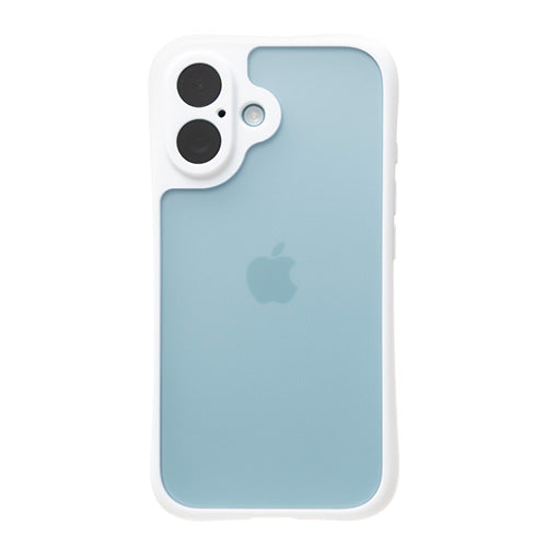 WEB限定】Air Jacket STREAM for iPhone 16(White matte) MagSafeなし