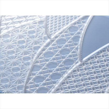 【Web限定】Air Jacket "kiriko" for iPhone 16e 千代柄（扇）(クリアネイビー)