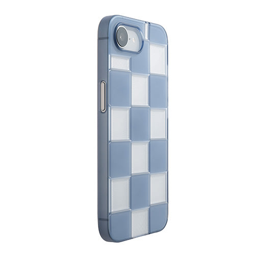 【Web限定】Air Jacket "kiriko" for iPhone 16e 市松(クリアネイビー)