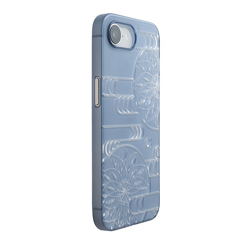 【Web限定】Air Jacket "kiriko" for iPhone 16e エ霞に鞠(クリアネイビー)