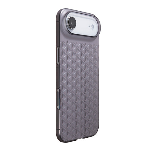 【Web限定】Air Jacket "kiriko" for iPhone Air 麻の葉つなぎ(スモークマット)