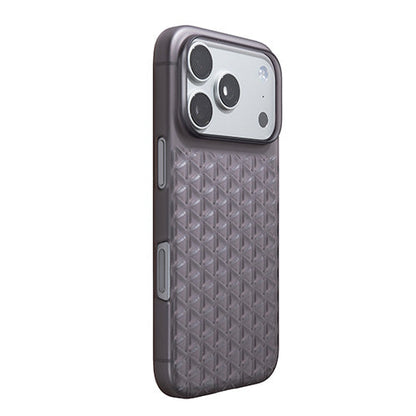 【Web限定】Air Jacket "kiriko" for iPhone 17 Pro 麻の葉つなぎ(スモークマット)