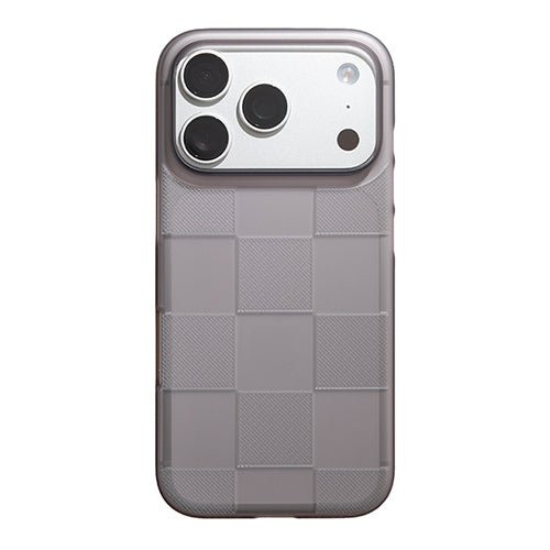 【Web限定】Air Jacket "kiriko" for iPhone 17 Pro 市松(スモークマット)