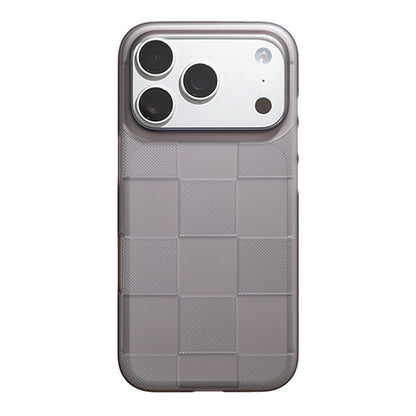 【Web限定】Air Jacket "kiriko" for iPhone 17 Pro 市松(スモークマット)