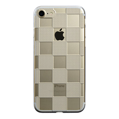 【Web限定】AIR JACKET ”kiriko” for iPhone8/7  市松(クリア)