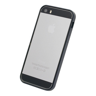 フラットバンパーセット for iPhone SE/5s/5 (ブラック)