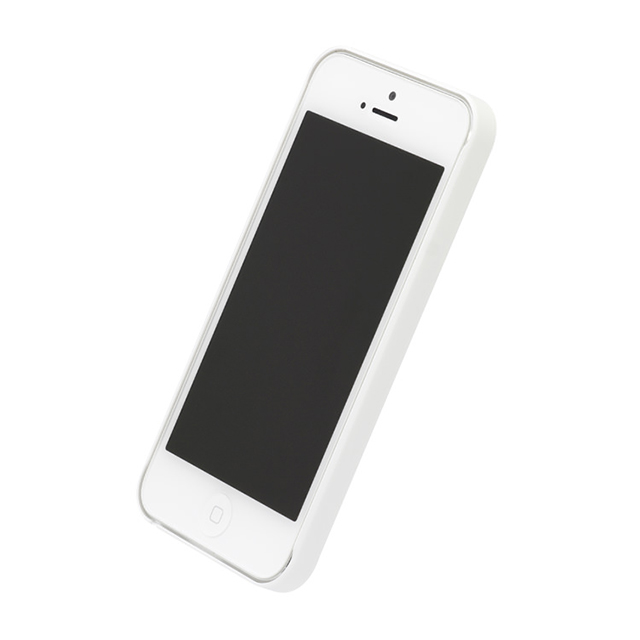 エアージャケットセット for iPhone SE/5s/5 (ラバーホワイト)