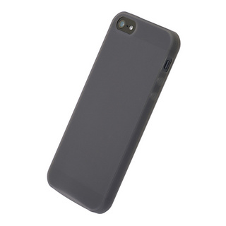 シリコーンジャケットセット for iPhone5 (クリアブラック)