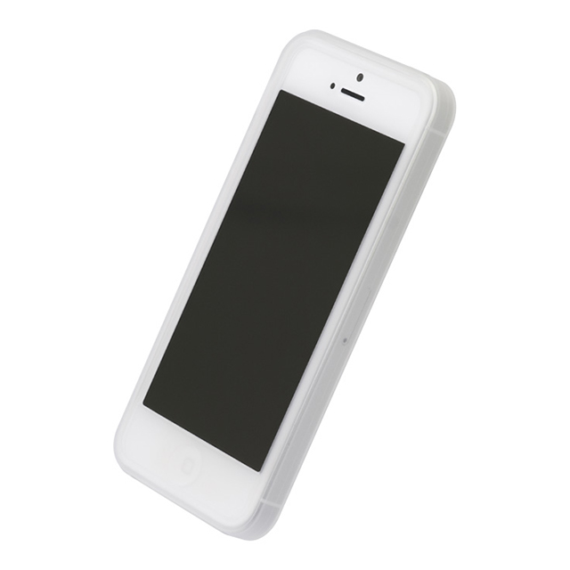 シリコーンジャケットセット for iPhone5 (ナチュラル)
