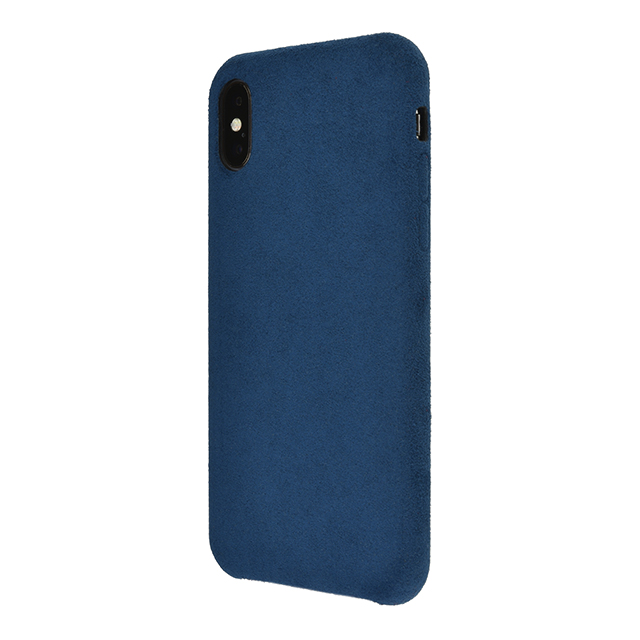 Ultrasuede(R) Air Jacket for iPhone XS/X (Blue)