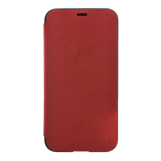 Ultrasuede(R) Flip Case for iPhone X (Red)