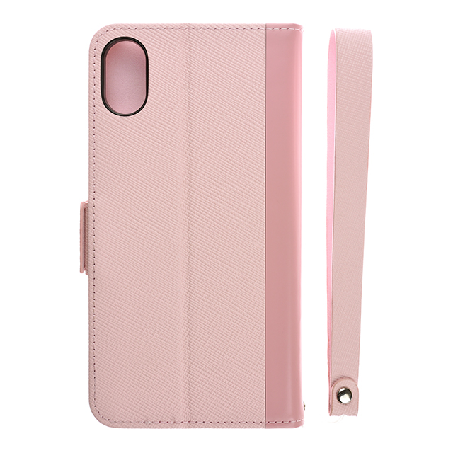 Leather Flip Case for iPhone XS/X (Pink)