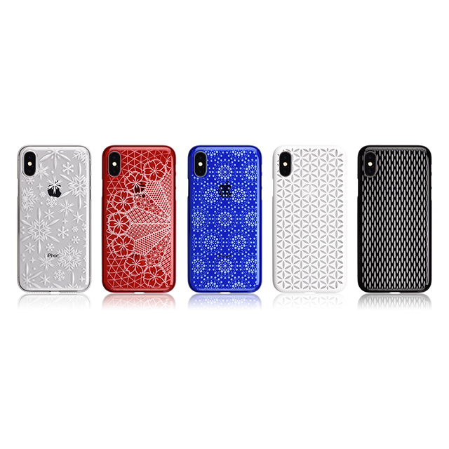 【Web限定】AIR JACKET ”kiriko” for iPhone X 米つなぎ (クリア)