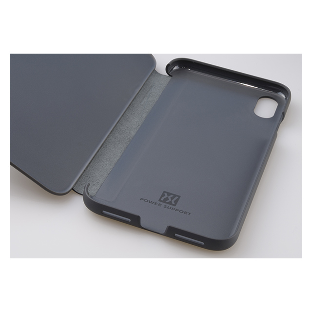 Air jacket Flip for iPhone XR (Navy)　POWER SUPPORT