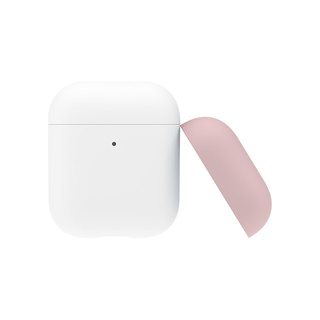 Silicone Dual Cap Case for AirPods (ホワイト)