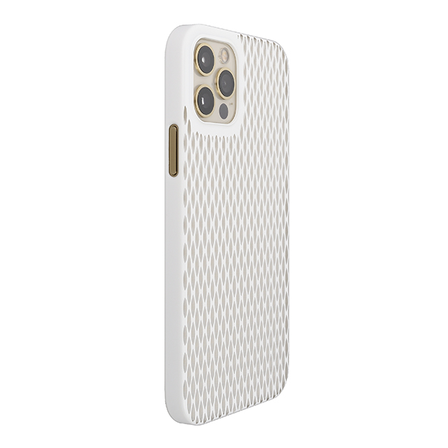 【Web限定】Air Jacket “kiriko” for iPhone12 / iPhone12 Pro 米つなぎ (ピュアホワイト)