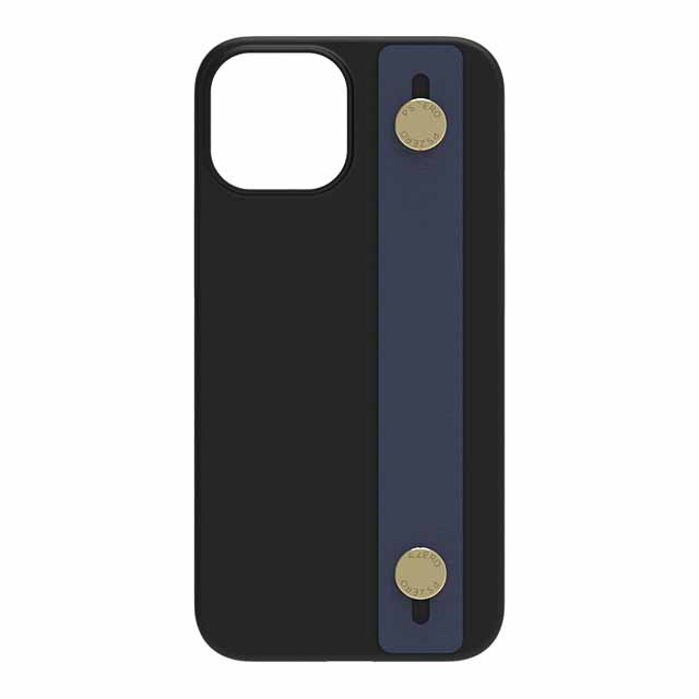 【Web限定】AirJacket Leather Band A(Black) iPhone 13 mini (Navy)