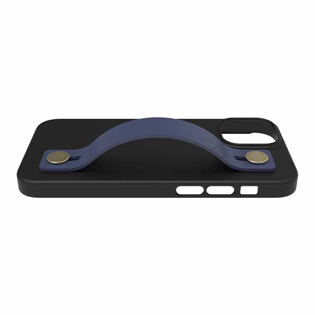 【Web限定】AirJacket Leather Band A(Black) iPhone 13 mini (Navy)