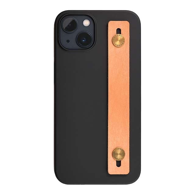 【Web限定】AirJacket Leather Band A(Black) iPhone 13 (Camel)