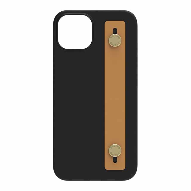 【Web限定】AirJacket Leather Band A(Black) iPhone 13 (Camel)