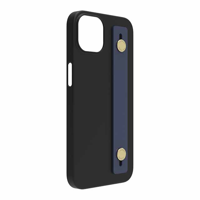 【Web限定】AirJacket Leather Band A(Black) iPhone 13 (Navy)