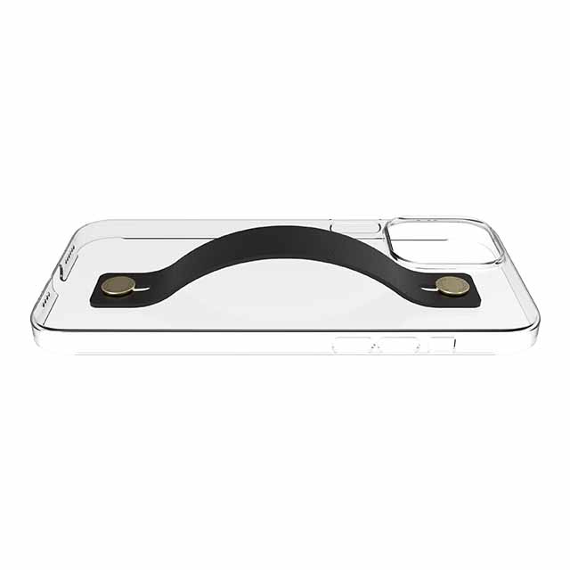 【Web限定】AirJacket Leather Band A(Clear) iPhone 13 Pro Max (Black)