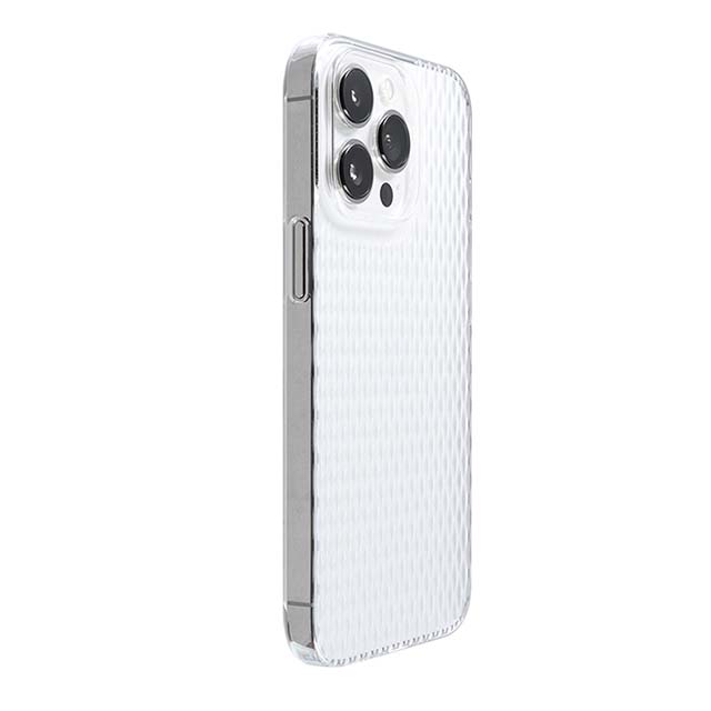 【Web限定】Air Jacket "kiriko" for iPhone 13 Pro 米つなぎ (クリア)