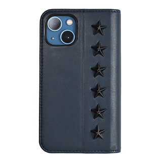 【Web限定】Premium Leather Studs Case for iPhone 13 mini (ネイビー)