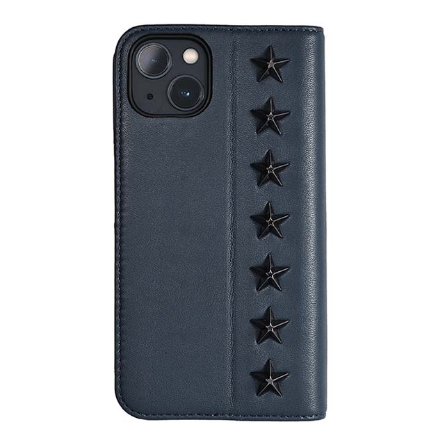 【Web限定】Premium Leather Studs Case for iPhone 13 (ネイビー)