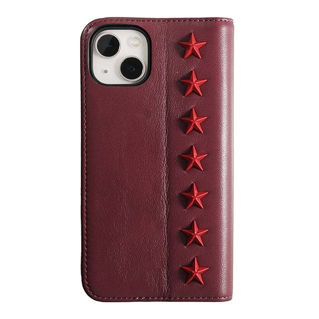 【Web限定】Premium Leather Studs Case for iPhone 13 (レッド)