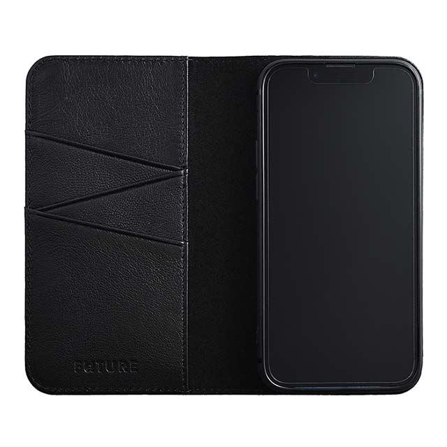 【Web限定】Premium Leather Studs Case for iPhone 13 mini (ブラック)