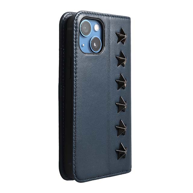 【Web限定】Premium Leather Studs Case for iPhone 13 mini (ネイビー)