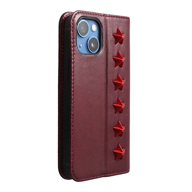 【Web限定】Premium Leather Studs Case for iPhone 13 mini (レッド)
