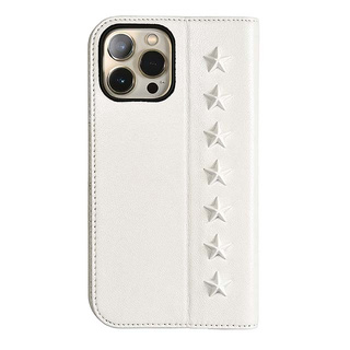【Web限定】Premium Leather Studs Case for iPhone 13 Pro Max (ホワイト)
