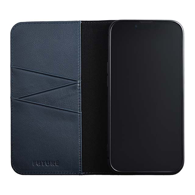 【Web限定】Premium Leather Studs Case for iPhone 13 Pro (ネイビー)