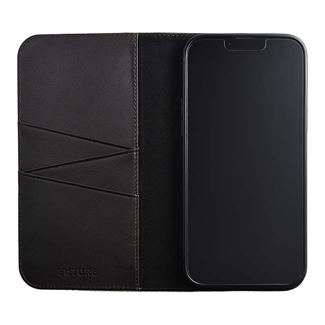 【Web限定】Premium Leather Studs Case for iPhone 13 Pro Max (ブラウン)